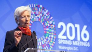 Lagarde atribuyó a ese motivo la lentitud del crecimiento económico