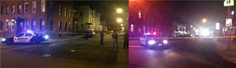 Cinco heridos balacera Newark
