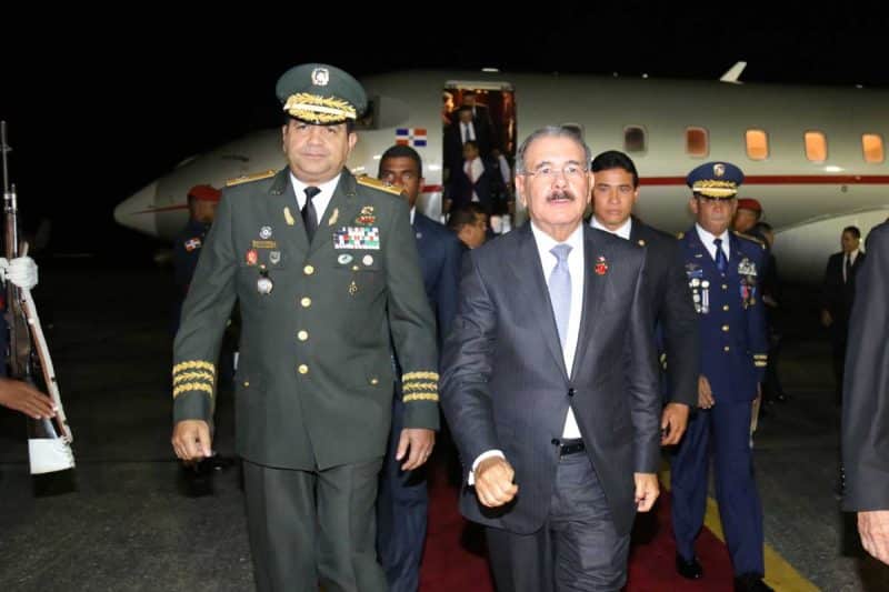 Danilo Medina regresó de Cuba