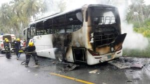 Identifican víctimas tragedia autobús Nagua