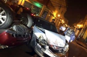 Seis heridos accidente yipeta propiedad Fernando Villalona