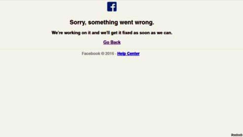 Facebook se cae a nivel mundial