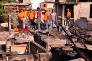 Indagan circunstancias fuego arrasó 60 casas en El Ejido