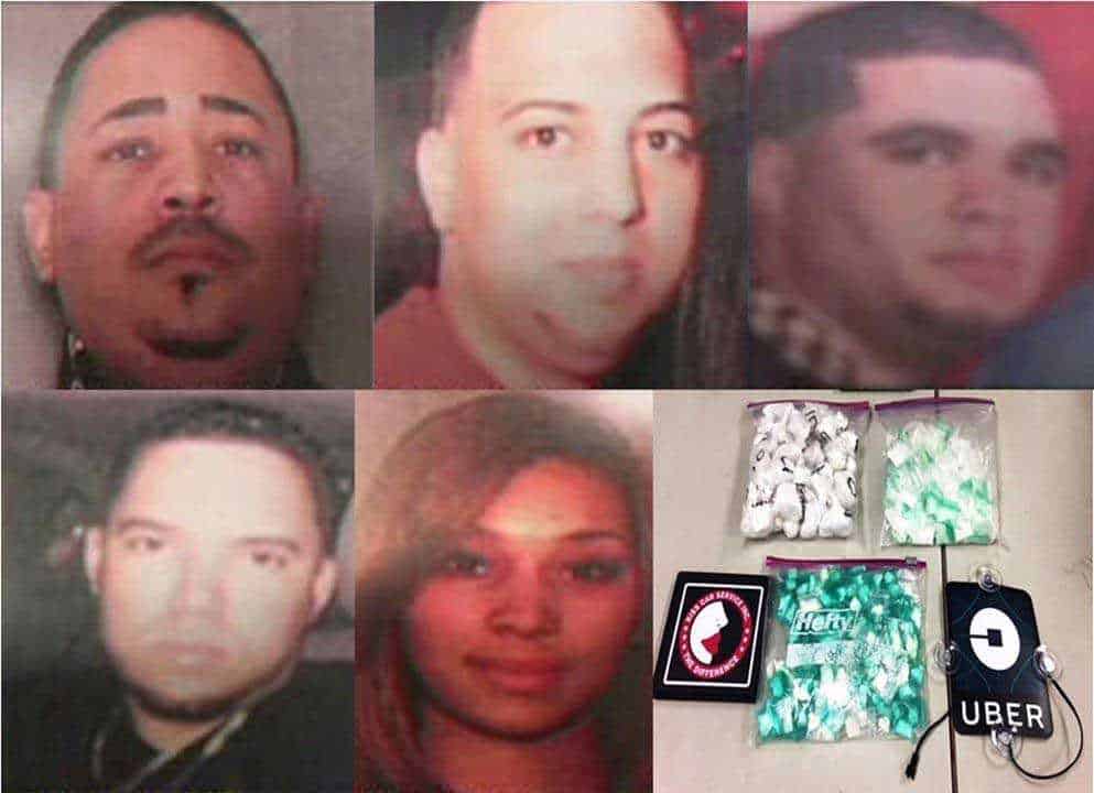 Nueva York | Atrapan 5 dominicanos con un kilo de cocaína y US$ 22 mil