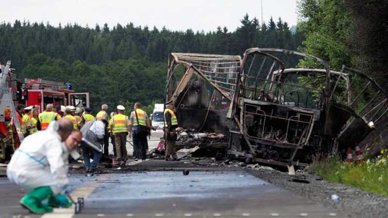 Varios muertos tras accidente de autobús en Alemania