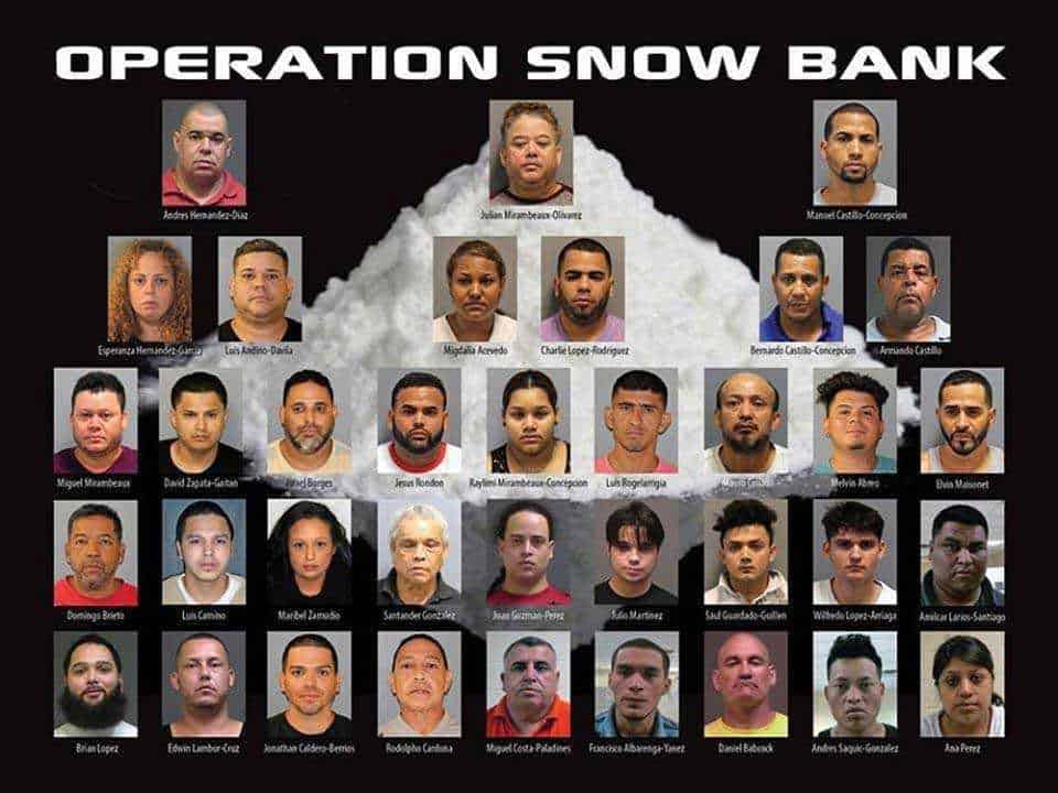 Varios dominicanos caen en la “Operación Snow Bank”