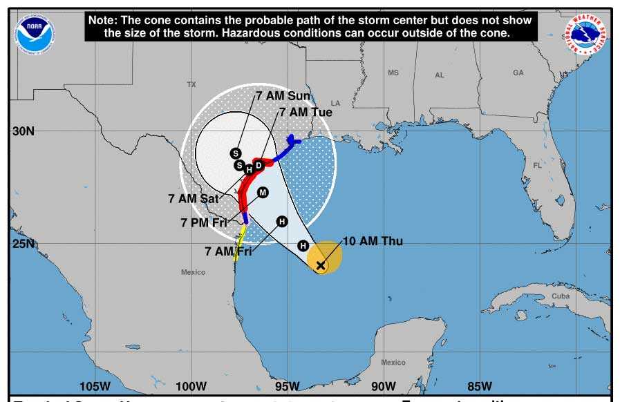 Texas se prepara para tormenta Harvey
