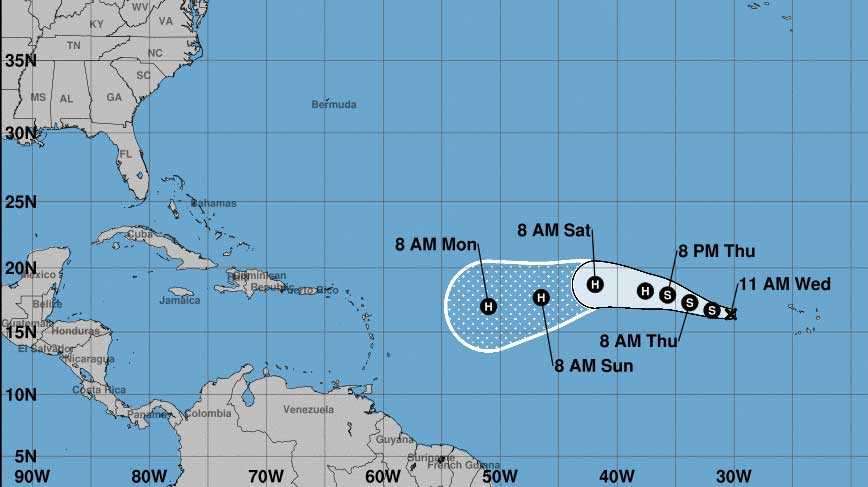 Se forma la tormenta tropical Irma