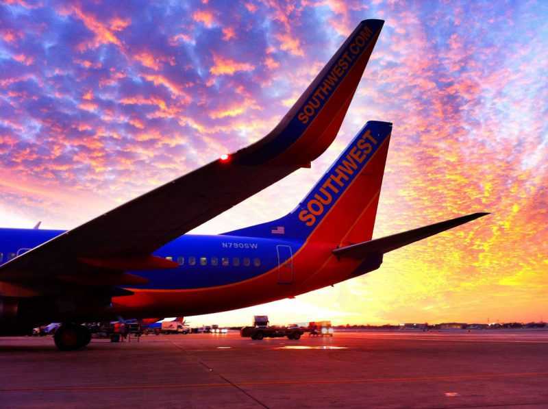 Southwest Airlines ofrece tarifas domésticas que comienzan en US