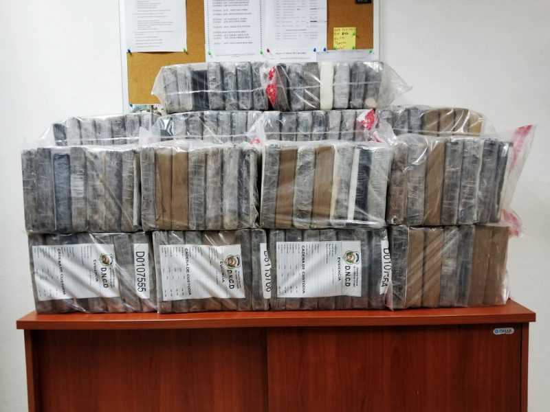 Autoridades decomisan 249 paquetes de cocaína en Puerto de Haina