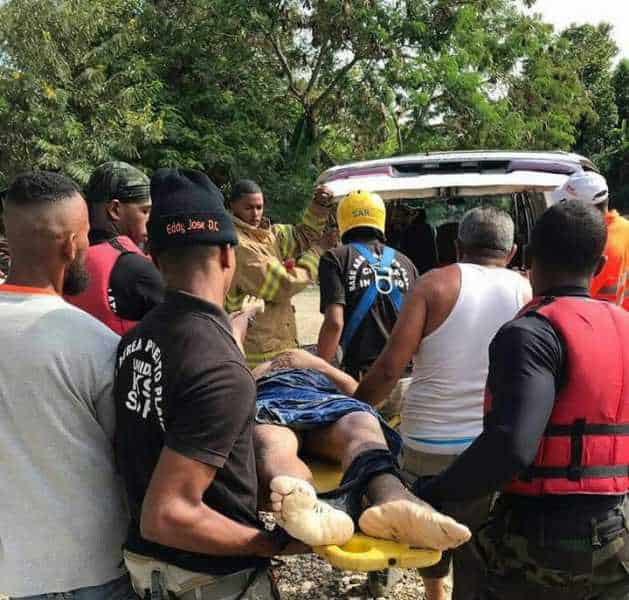 Hallan cadáver segundo hombre fue arrastrado por aguas río Camú