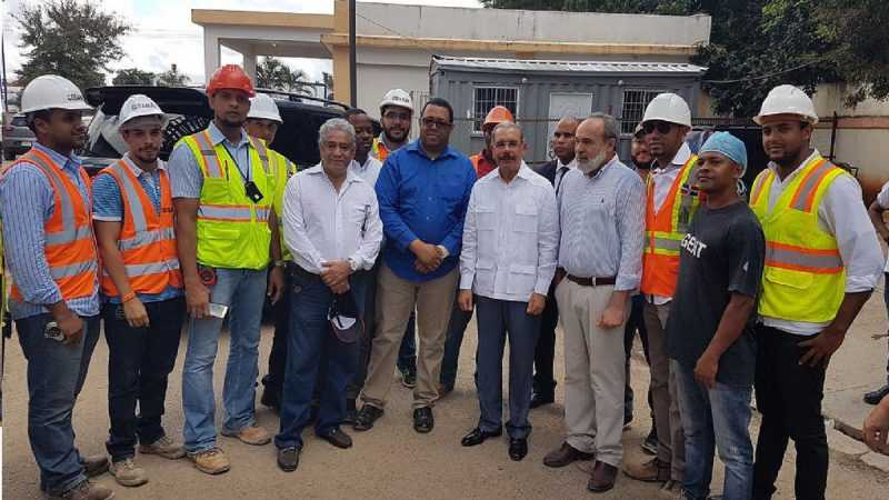 Danilo Medina supervisa avances hospital y Ciudad Sanitaria