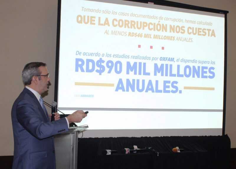 Abinader propone acuerdo nacional contra la corrupción y la impunidad