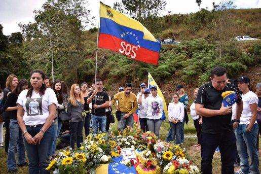 Óscar Pérez es enterrado en Caracas