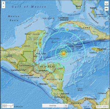 Terremoto de 7.6 grados anoche provocó alerta de tsunami en El Caribe