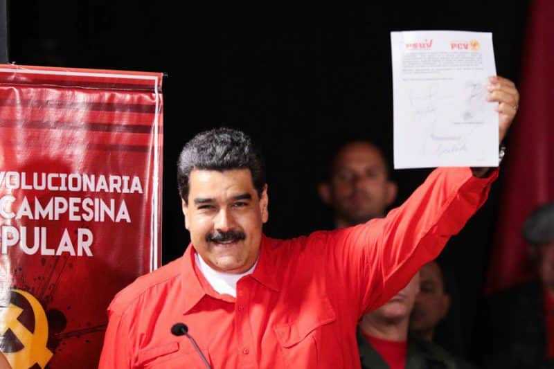 Maduro formaliza candidatura a la reelección