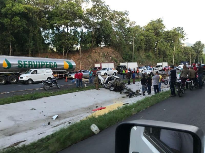 Bonao: Un muerto y tres heridos en accidente próximo a Jacaranda hoy
