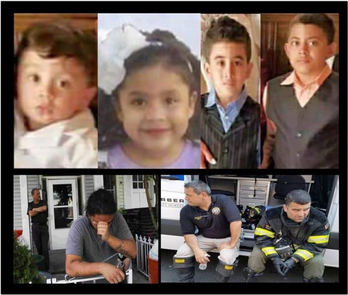 Cuatro niños mueren en fuego viviendas Nueva Jersey
