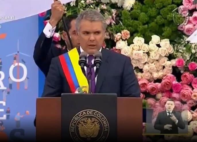 Iván Duque asume como presidente de Colombia