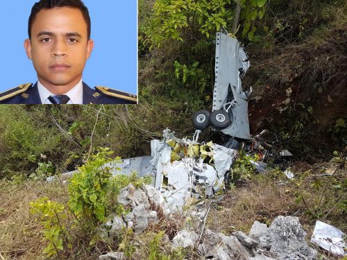 Muere piloto accidente avión militar RD en Elías Piña