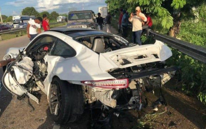 Fernando Rainieri sufre accidente Autovía del Este