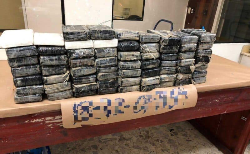 Decomisan 66 kilos de cocaína en Santo Domingo Oeste