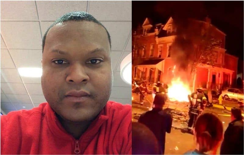 Dominicano grabó explosión carro en Pensilvania