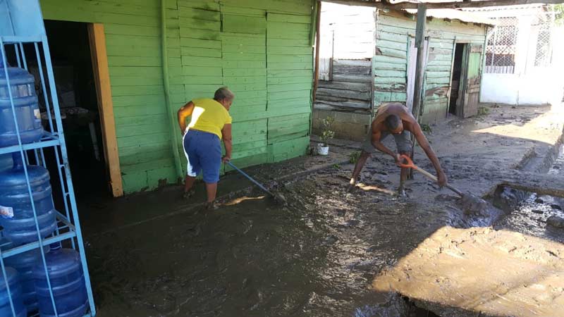 Al menos 80 viviendas resultaron anegadas por lluvias en La Canela
