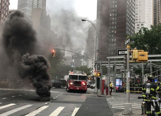 Cuatro heridos y pánico por explosiones subterráneas en Manhattan