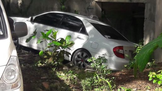 carro del taxista asesinado en santiago