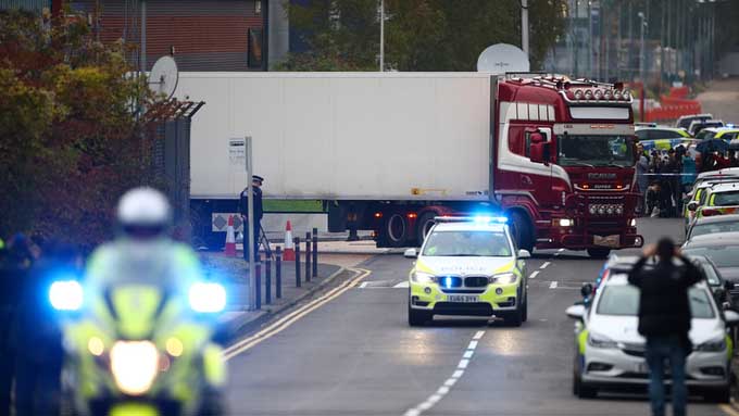Chinos encontrados muertos en camión en Londres