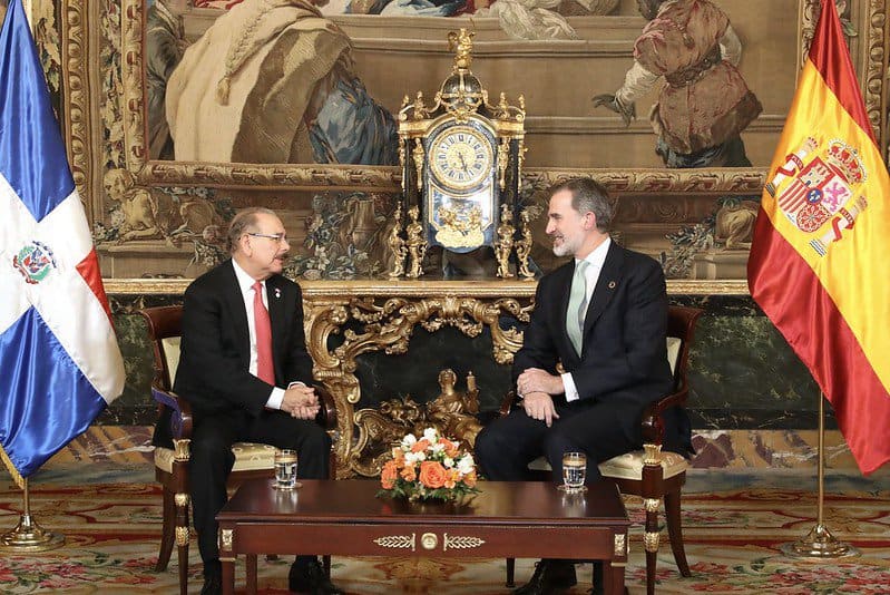 Rey Felipe VI recibe a Danilo Medina