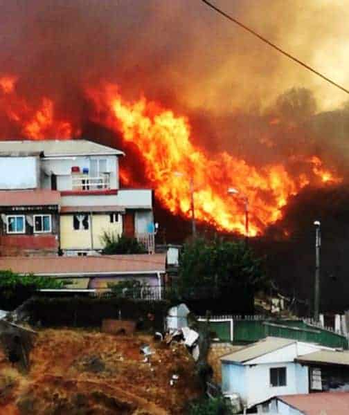 No descartan fuera provocado incendio Valparaiso