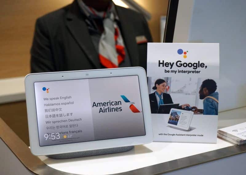 American Airlines Google Assistant