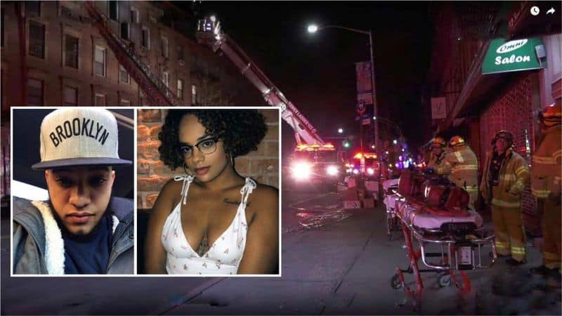 Dominicano y su pareja mueren en incendio edificio Brooklyn