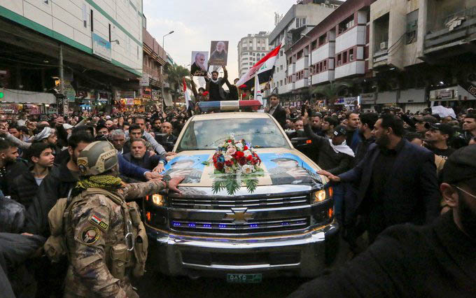 40 muertos durante estampida funeral general Soleiman