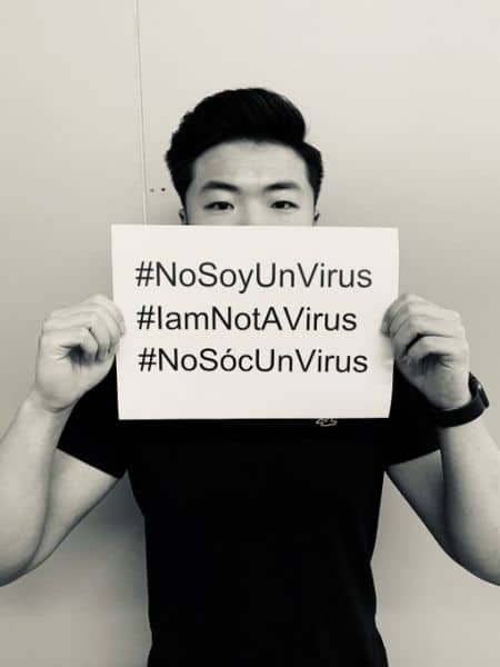 Promueven campaña #Nosoyunvirus contra racismo por coronavirus