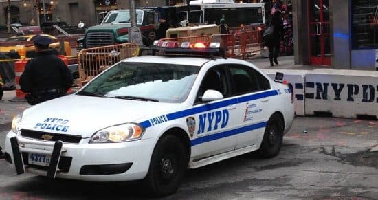 carro policia de nueva york