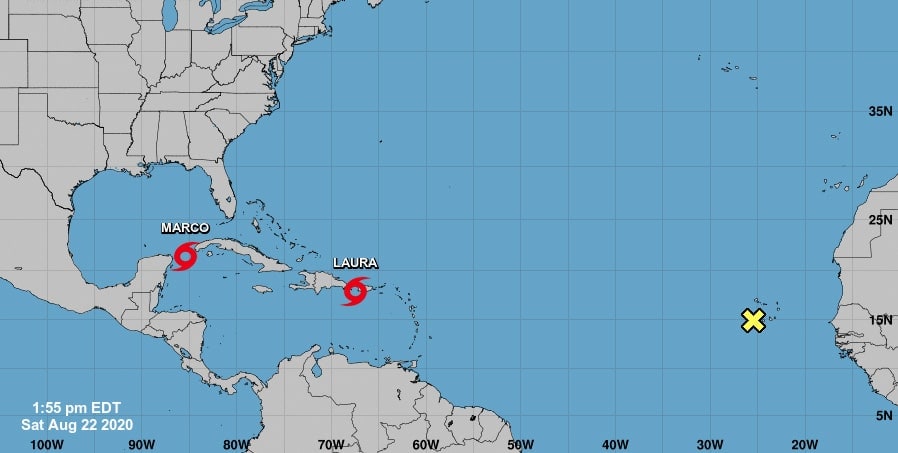 Cuba vigila curso de tormentas tropicales Marco y Laura