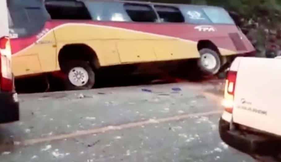 accidente autobus chiapas mexico
