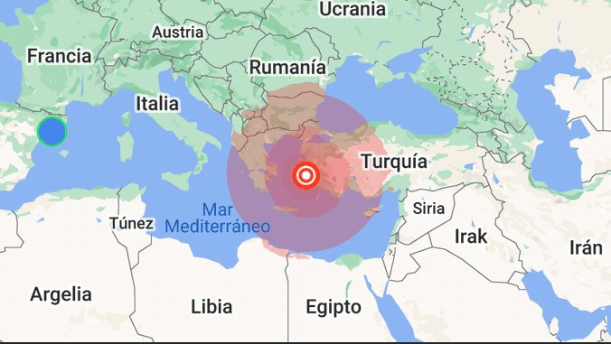 Sismo de magnitud 6,7 sacude isla de Samos de Grecia