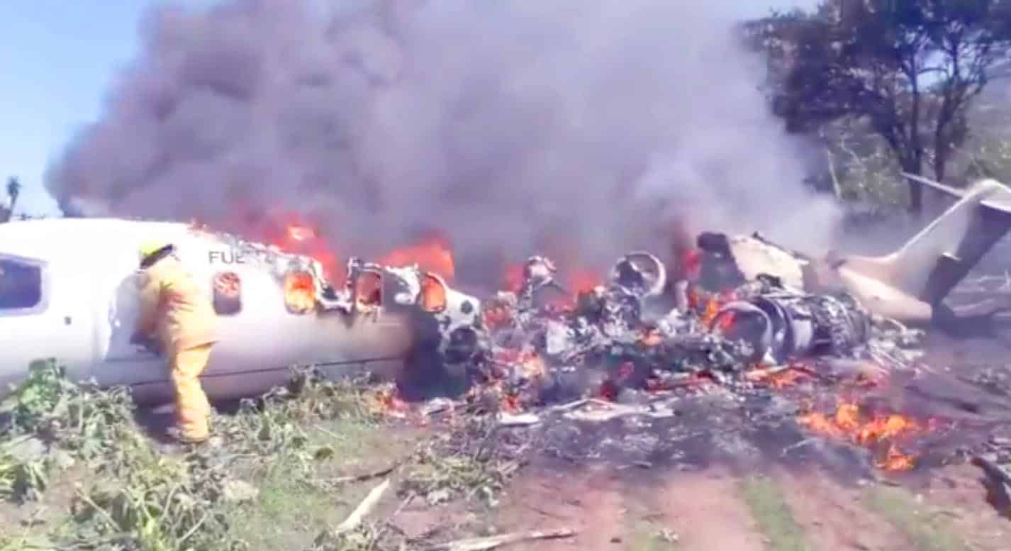 accidente avión ejército México