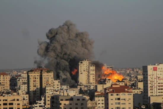 MEDIO ORIENTE-CIUDAD DE GAZA-ISRAEL-ATAQUES AEREOS