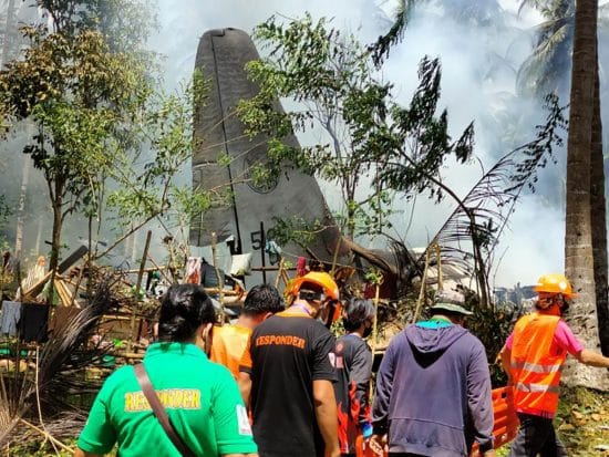 accidente de avión filipinas