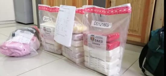 18 paquetes de drogas incautados en Santo Domingo Este