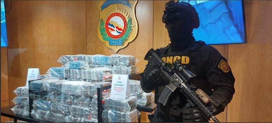 266 paquetes de cocaína incautados en Caucedo