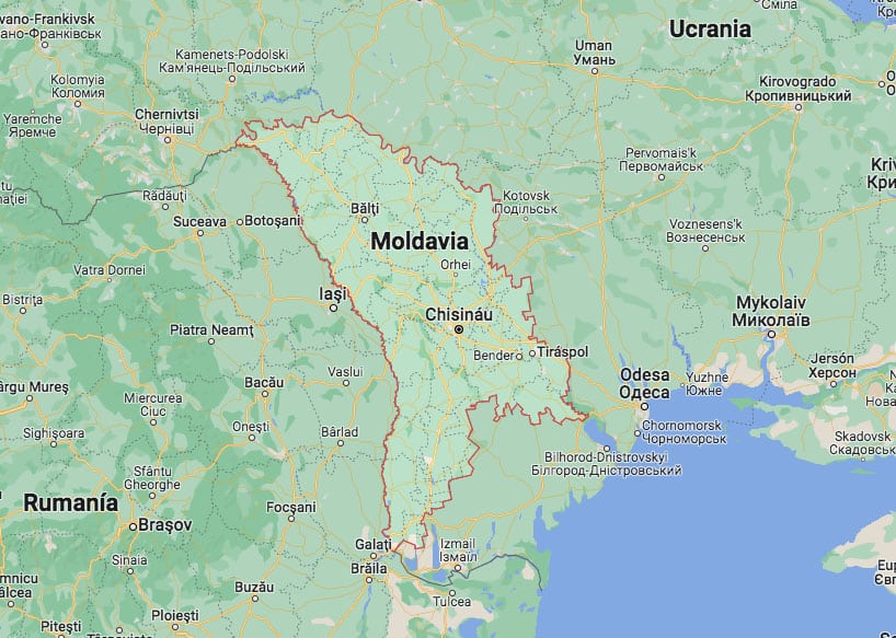 mapa moldavia