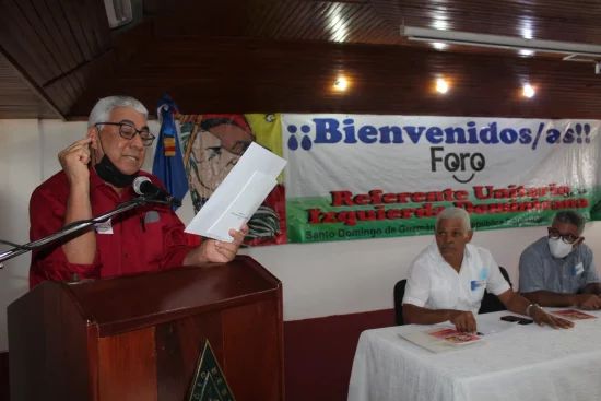 Realizan segunda sesión Referente Unitario Izquierda Dominicana 