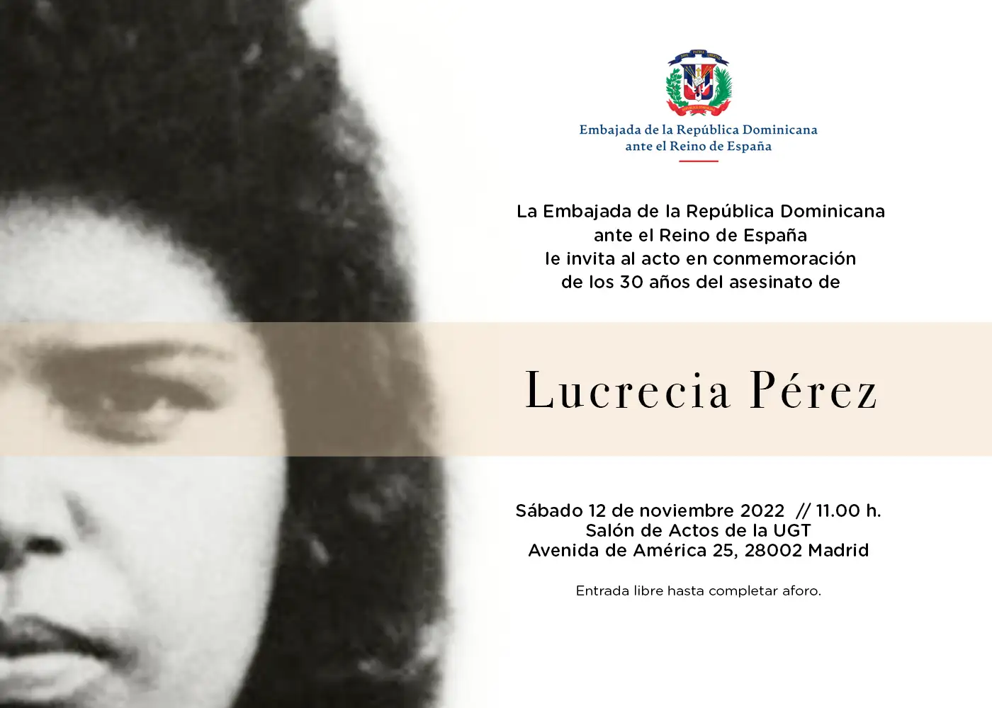 30 aniversario asesinato dominicana Lucrecia Pérez Matos