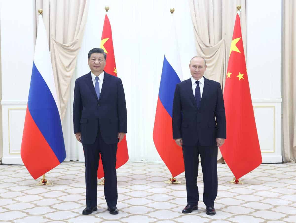 UZBEKISTAN-SAMARCANDA-CHINA-XI JINPING-RUSIA-PRESIDENTE-REUNION